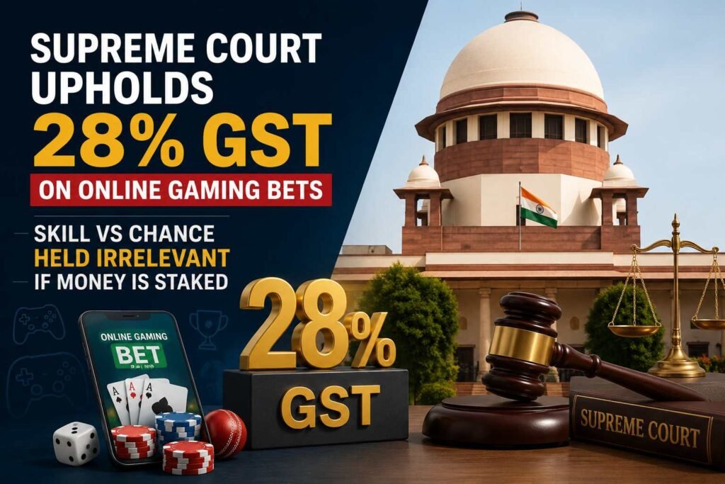 28% GST on Online Gaming