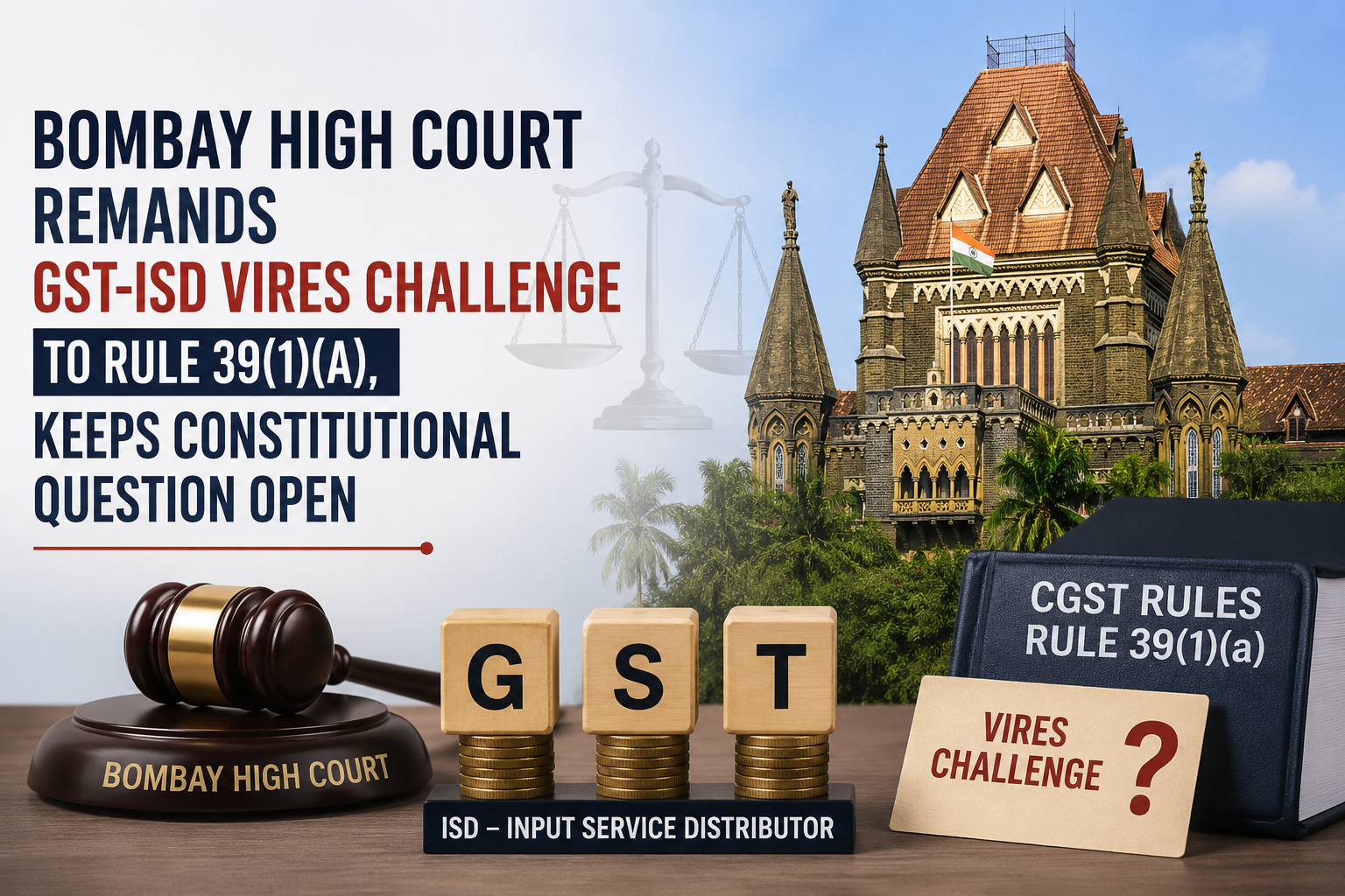 Bombay High Court Remands GST-ISD Vires Challenge to Rule 39(1)(a)