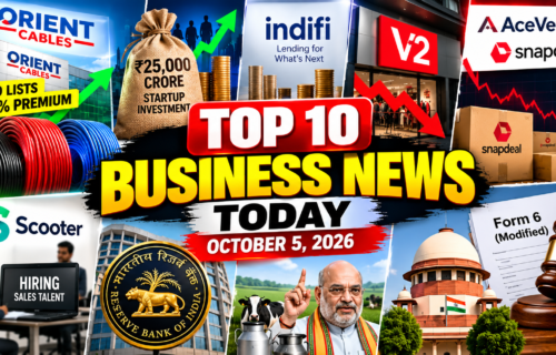 Top 10 Business News Today
